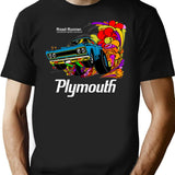 70'S Muscle Car T-Shirt for Men & Women, T-Shirts Graphic Tee - Black