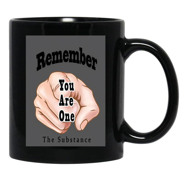 The Substance Black Coffee Mug, Gift Coffee Mug Style 22 - Black