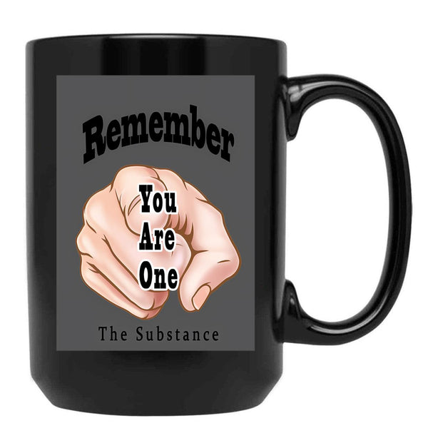 The Substance Black Coffee Mug, Gift Coffee Mug Style 22