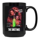 The Sustance Horror 2024 Black Coffee Mug, Gift Coffee Mug