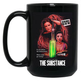The Sustance Horror 2024 Black Coffee Mug, Gift Coffee Mug