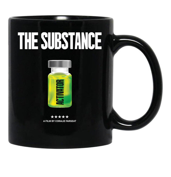 The Substance Movie Black Coffee Mug, Gift Coffee Mug Style 8 - Black