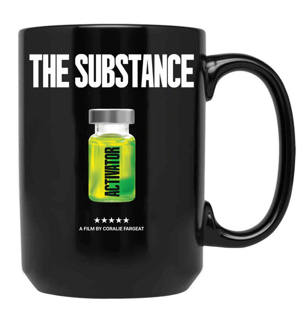 The Substance Movie Black Coffee Mug, Gift Coffee Mug Style 8