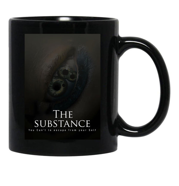 The Substance Movie Black Coffee Mug, Gift Coffee Mug Style 9 - Black