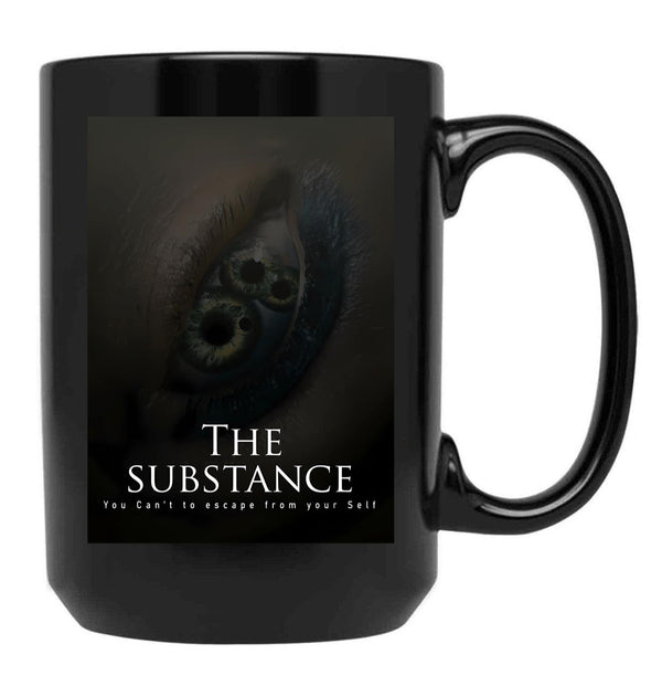 The Substance Movie Black Coffee Mug, Gift Coffee Mug Style 9