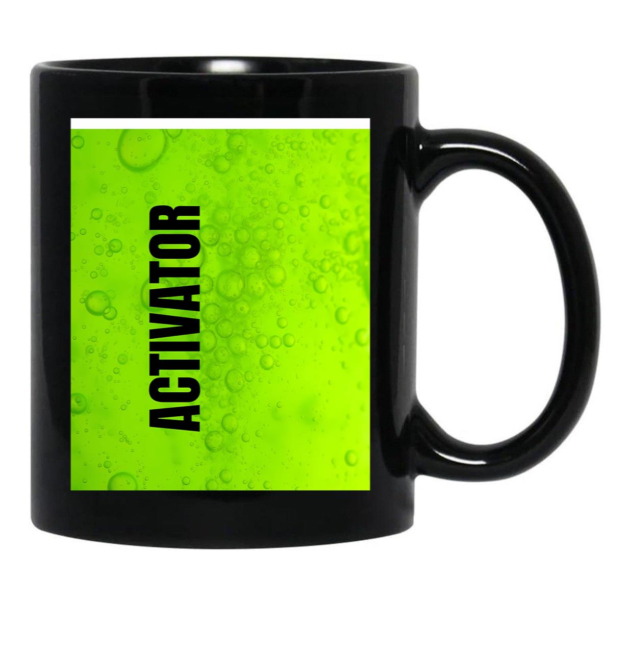 Activator - The Substance Black Coffee Mug, Gift Coffee Mug - Black