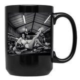 Margaret Qualley Horror Black Coffee Mug, Gift Coffee Mug