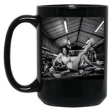 Margaret Qualley Horror Black Coffee Mug, Gift Coffee Mug