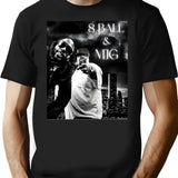 8 Ball Mjg Design Premium Heavyweight Cotton T-Shirt - Black