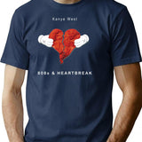 808S And Heatrbreak T-Shirt for Men & Women, T-Shirts Graphic Tee - Navy