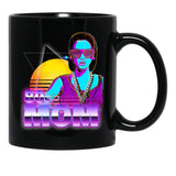 80S Mom Black Coffee Mug, Gift Coffee Mug - Black