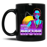 80S Mom Black Coffee Mug, Gift Coffee Mug - Black