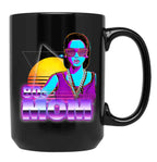80S Mom Black Coffee Mug, Gift Coffee Mug