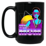 80S Mom Black Coffee Mug, Gift Coffee Mug