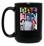 Margaret Qualley The Eras Tour Black Coffee Mug, Gift Coffee Mug