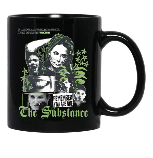 Horror The Substance Movie Black Coffee Mug, Gift Coffee Mug - Black