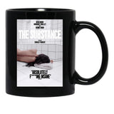The Substance Retro Movie Black Coffee Mug, Gift Coffee Mug - Black