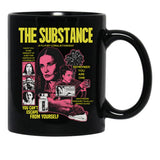 Retro The Substance Black Coffee Mug, Gift Coffee Mug - Black