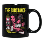 Retro The Substance Black Coffee Mug, Gift Coffee Mug - Black