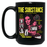 Retro The Substance Black Coffee Mug, Gift Coffee Mug