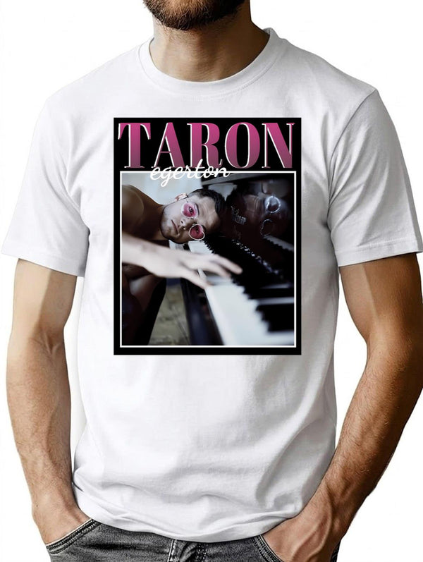 90'S Vintage Taron T-Shirt for Men & Women, T-Shirts Graphic Tee - White