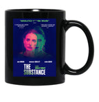 Vintage The Substance Movie Black Coffee Mug, Gift Coffee Mug - Black