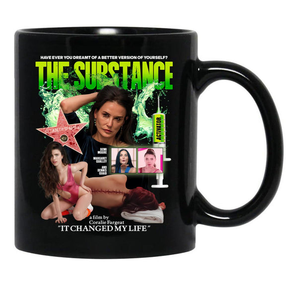It Changed My Life The Substance Black Coffee Mug, Gift Coffee Mug - Black