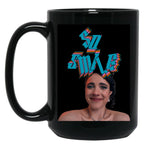 So Smile Black Coffee Mug, Gift Coffee Mug