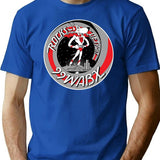 99 Wabx Rocks Detroit Retro Radio Station Design Premium Heavyweight Cotton T-Shirt - Blue