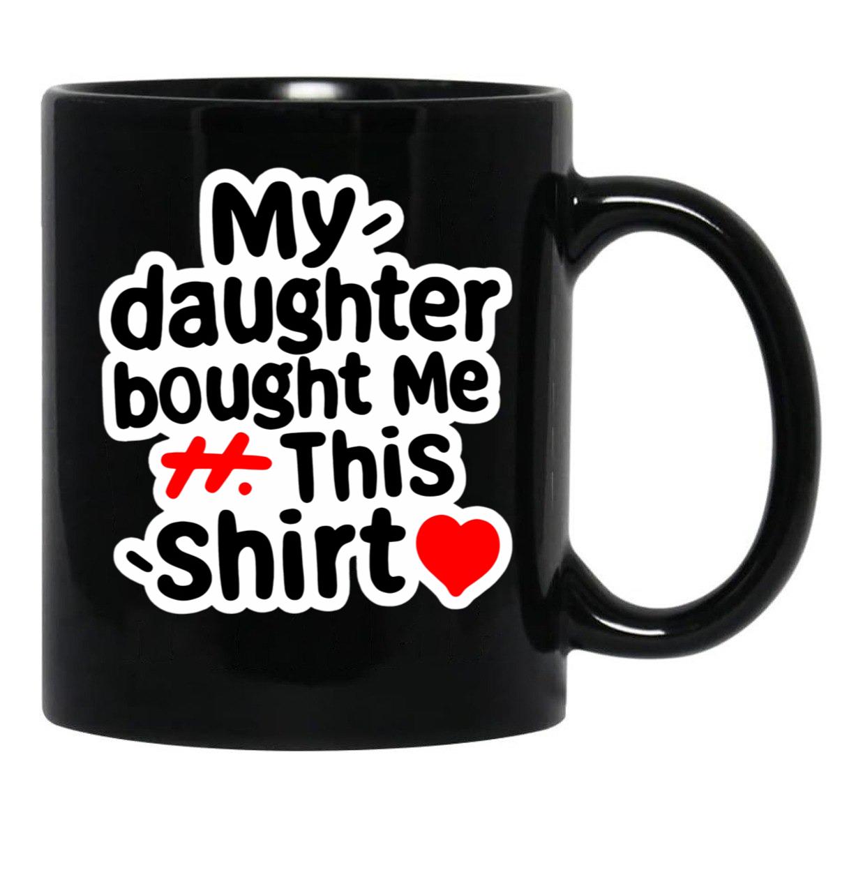 A Gift For Father And Mother Black Coffee Mug - Black