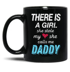 A Girl She Stole My Heart Daughter Black Coffee Mug