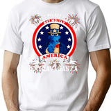 A Salute To All Nations But Mostly America Fireworks Extravaganza Premium Heavyweight Cotton T-Shirt - White