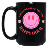A Sleeping Baby Is The New Happy Hour Black Coffee Mug, Gift Coffee Mug