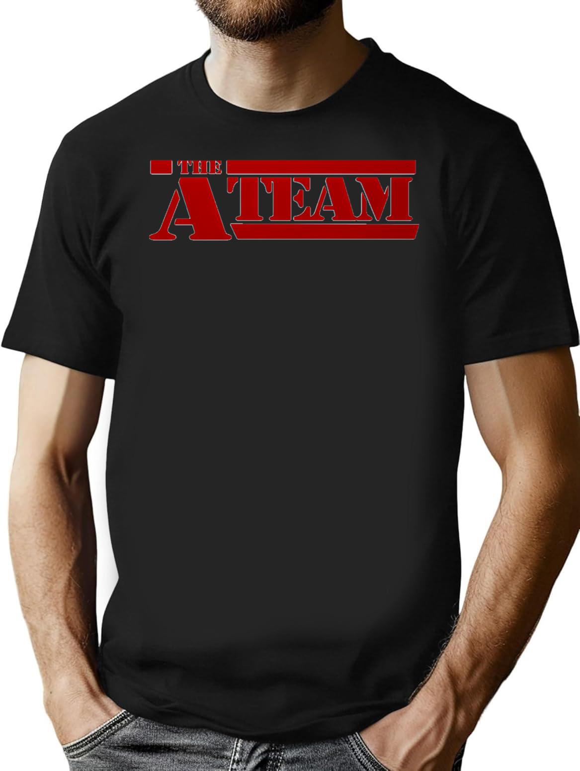 A-Team - Soldiers Of Fortune T-Shirt for Men & Women, T-Shirts Graphic Tee - Black
