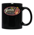 Abe Froman Sausage King Worn Oval Black Coffee Mug, Gift Coffee Mug - Black