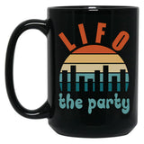 Accounting Pun Lifo The Party Black Coffee Mug, Gift Coffee Mug