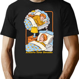 Achieve Your Dreams T-Shirt for Men & Women, T-Shirts Graphic Tee - Black
