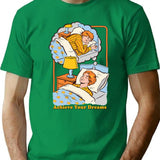 Achieve Your Dreams T-Shirt for Men & Women, T-Shirts Graphic Tee - Green