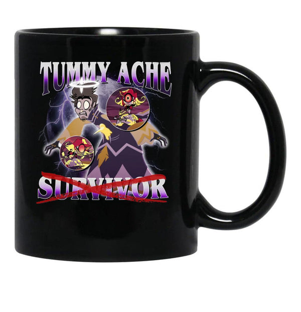 Adam Hazbin Hotel - Tummy ache Survivor Classic Black Coffee Mug, Gift Coffee Mug - Black