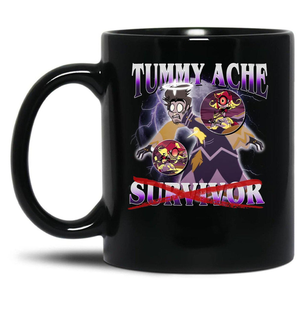 Adam Hazbin Hotel - Tummy ache Survivor Classic Black Coffee Mug, Gift Coffee Mug
