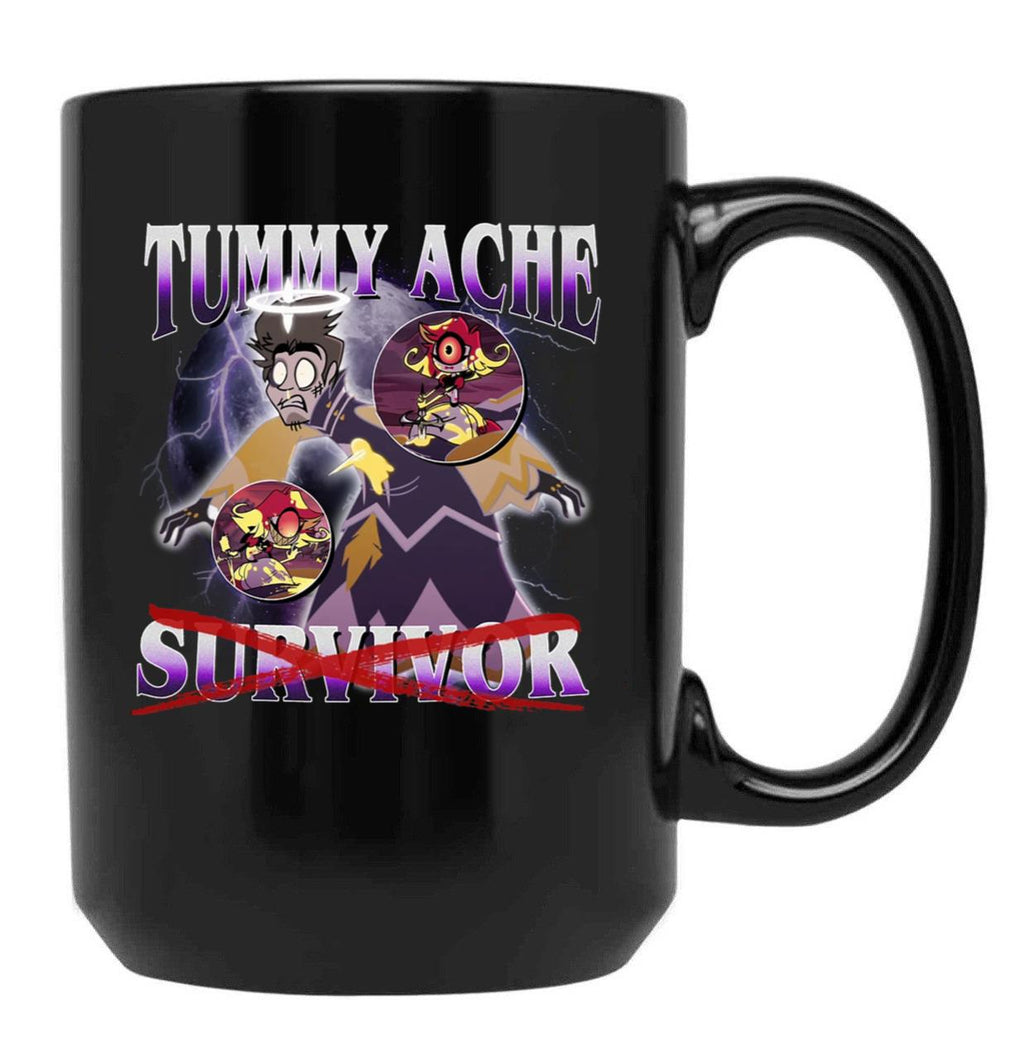 Adam Hazbin Hotel - Tummy ache Survivor Classic Black Coffee Mug, Gift Coffee Mug