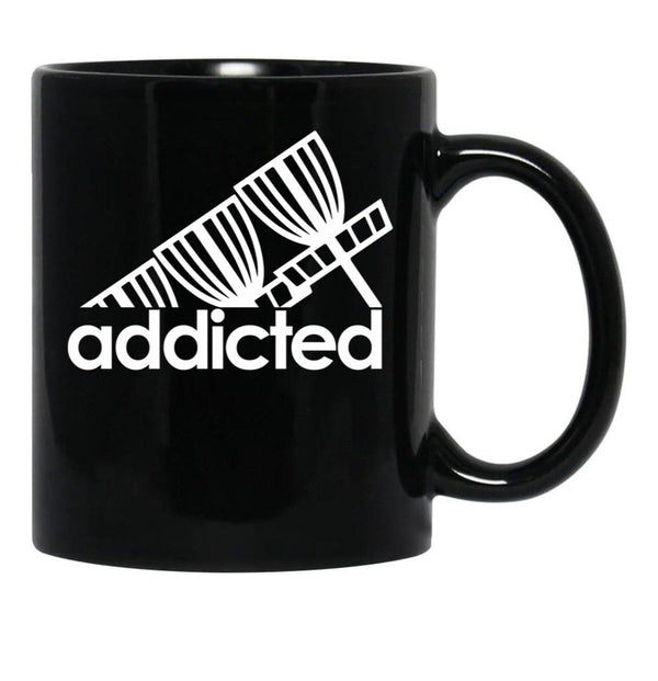 Addicted Baskets - Funny Disc Golf Black Coffee Mug, Gift Coffee Mug - Black