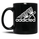 Addicted Baskets - Funny Disc Golf Black Coffee Mug, Gift Coffee Mug - Black