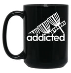 Addicted Baskets - Funny Disc Golf Black Coffee Mug, Gift Coffee Mug