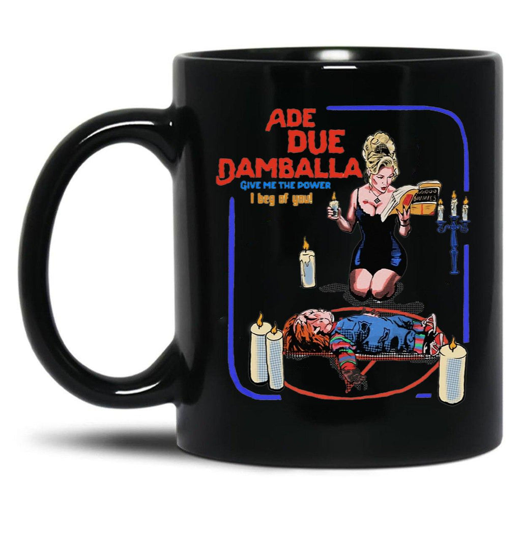 Ade Due Damballa Bride of Chucky Black Coffee Mug, Gift Coffee Mug