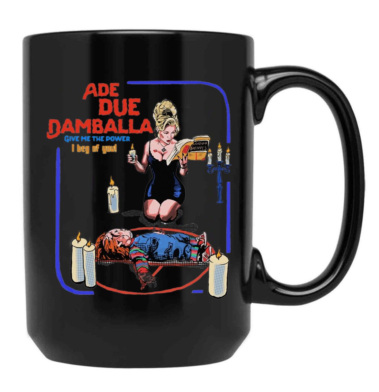 Ade Due Damballa Bride of Chucky Black Coffee Mug, Gift Coffee Mug