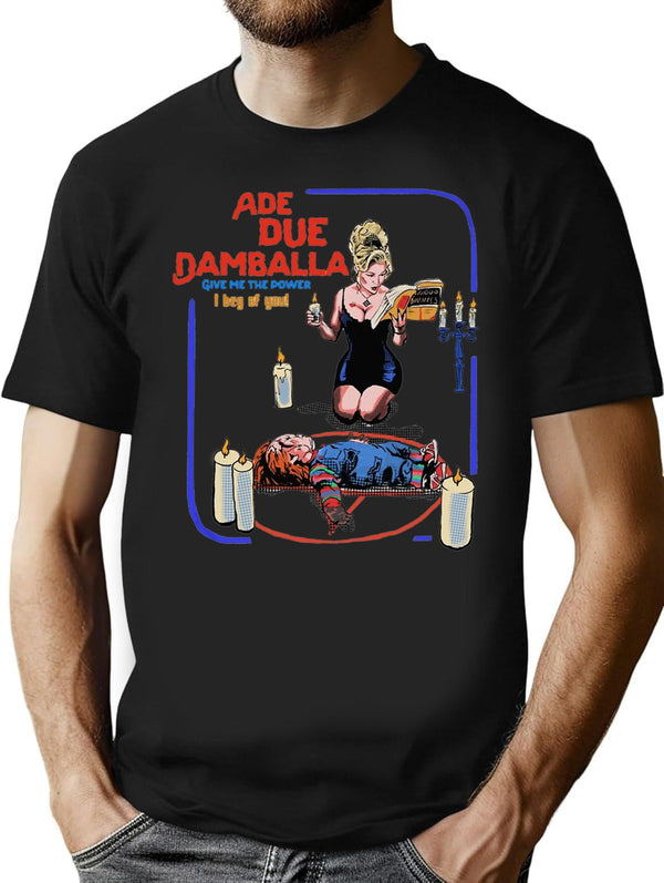 Ade Due Damballa Bride of Chucky Premium Heavyweight Cotton T-Shirt - Black
