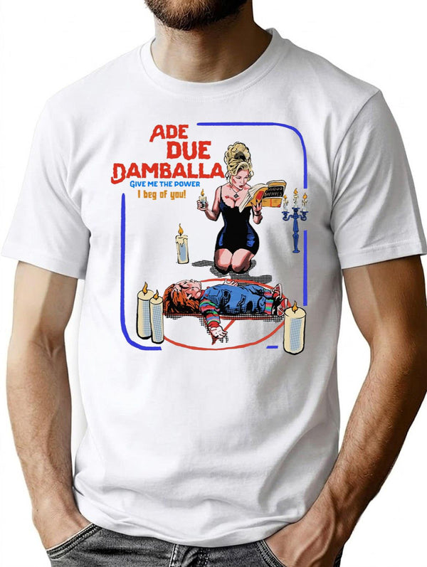 Ade Due Damballa Bride of Chucky Premium Heavyweight Cotton T-Shirt - White