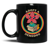 Adopt A Demodog Black Coffee Mug, Gift Coffee Mug - Black