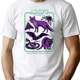 Adopt A Familiar Part 2 T-Shirt for Men & Women, T-Shirts Graphic Tee - White